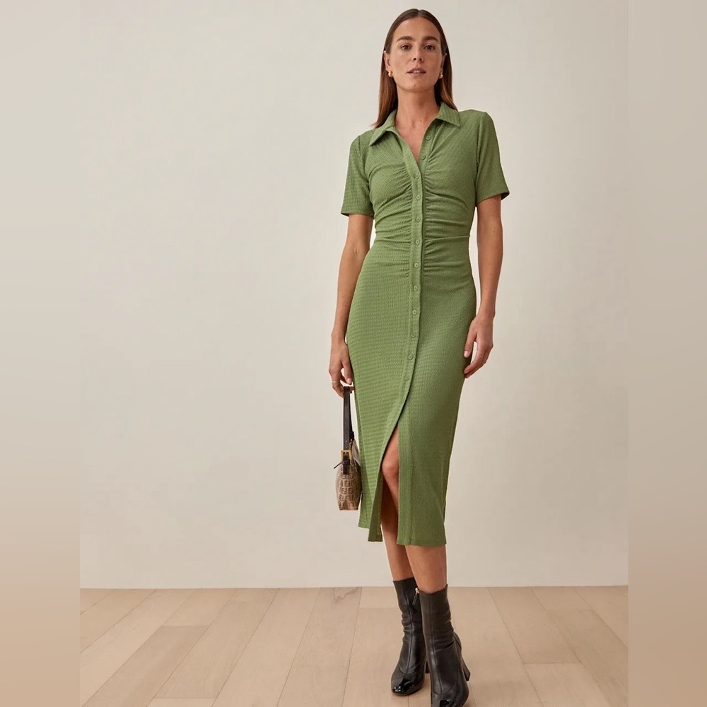Reformation - Cecile Dress Moss - Small